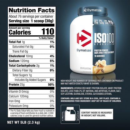 Dymatize ISO 100 Hydrolized Protein Powder