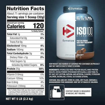 Dymatize ISO 100 Hydrolized Protein Powder